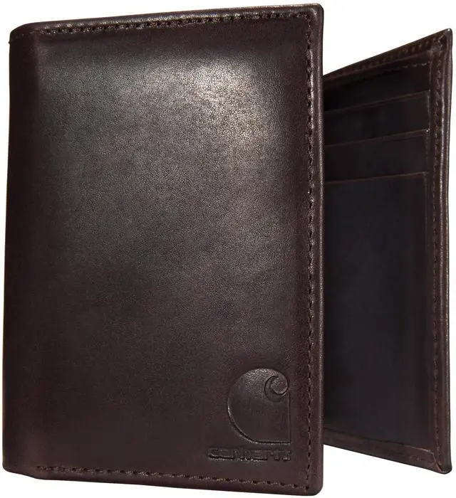 Main image of Mens Oil Tan Leather Wallet, Front Pocket, Passcase & Trifold Designs, Long-Lasting Construction, Gifts for Men