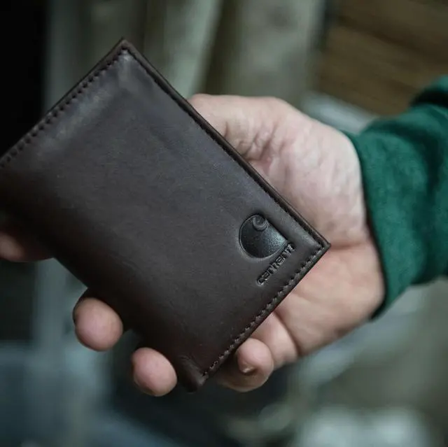 Alt view image 7 of 7 - Mens Oil Tan Leather Wallet, Front Pocket, Passcase & Trifold Designs, Long-Lasting Construction, Gifts for Men