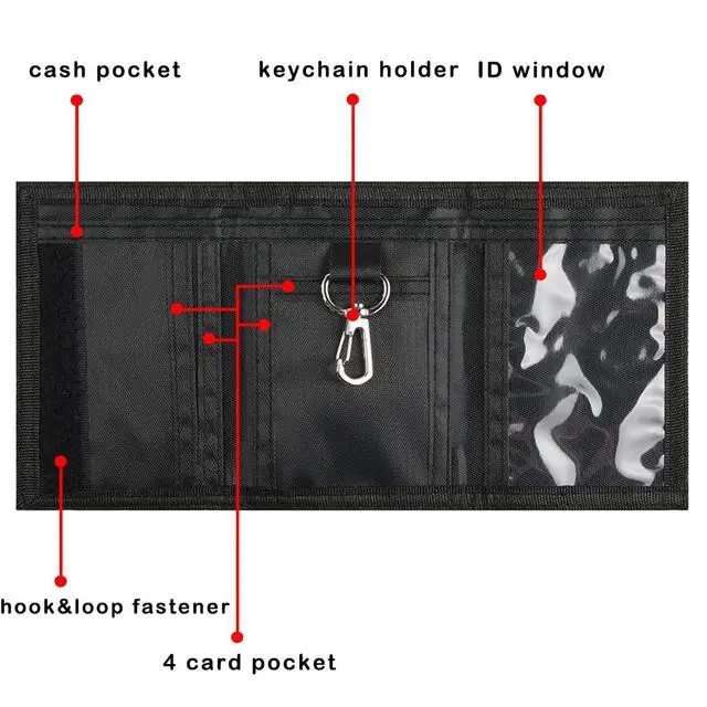 Alt view image 5 of 7 - Camo Kids Wallet for Boys Girls Teen, Cheap Little Boys Wallet for Kids Ages 4-5-6-7-8-9-10-12, Camouflage Youth Wallets w/ Zipper Coin Pocket, Tri Fold Child Childrens Wallet Novelty Birthday Gift