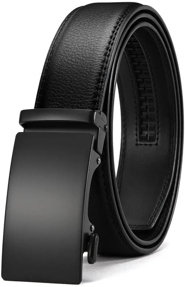 Main image of Mens Belt - Mens Ratchet Belt Leather 1 3/8" for Dress Pant - Micro Adjustable Belt Fit Everywhere