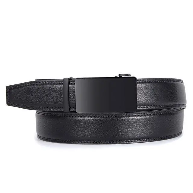 Alt view image 4 of 7 - Men's Belt Leather Ratchet Belt for Men Dress Casual Every Day with Adjustable Buckle, Trim to Fit