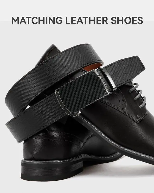 Alt view image 4 of 7 - Mens Belt Leather Ratchet Belt - Customizable Fit, Effortless Style (35mm)