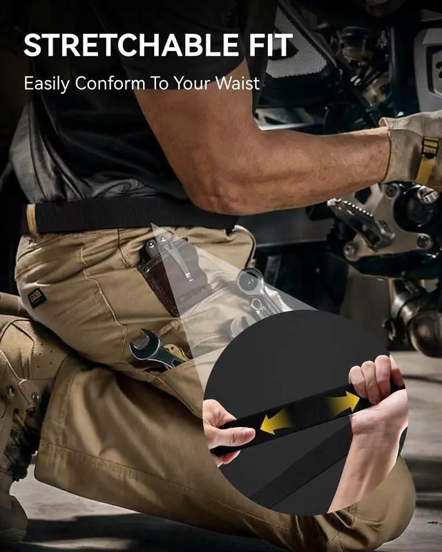 Alt view image 5 of 7 - Tactical Belt - 1.5" Work Belt for Military EDC