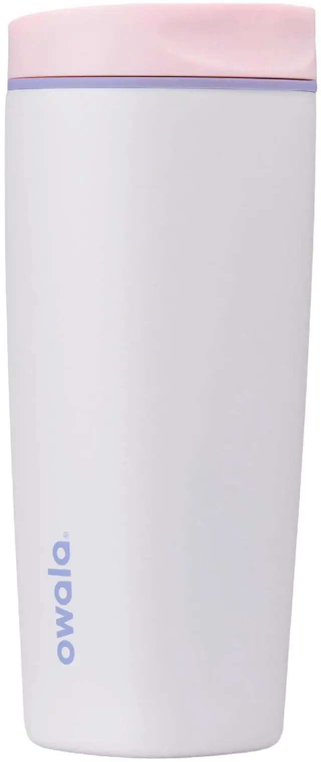 Main image of SmoothSip Slider Ceramic-Lined Insulated Stainless Steel Coffee Tumbler, No Metallic Taste Reusable Travel Mug, Hot Iced Coffee Cup, BPA Free 20 oz, Candy Coated