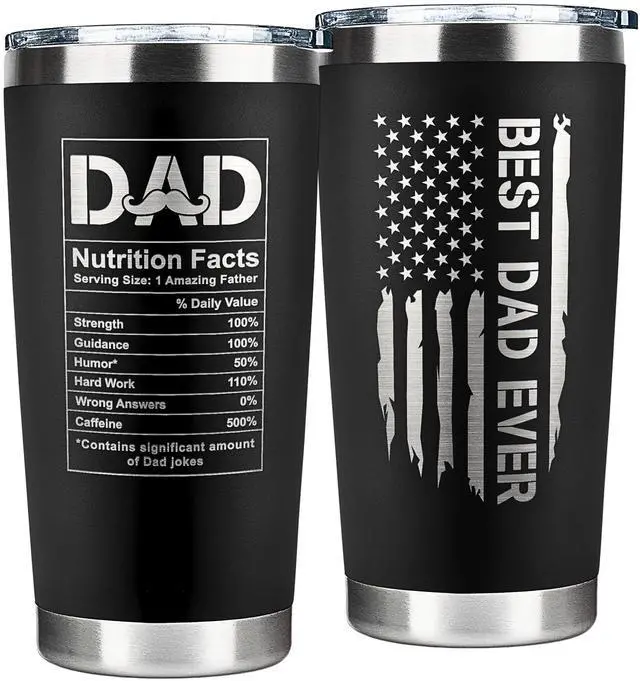 Main image of Gifts for Dad from Daughter, Son - Dad Gifts - Birthday, Fathers Day, Father's Day Gift for Dads - New Dads Gift for Men - 20 Oz Stainless Steel Tumbler