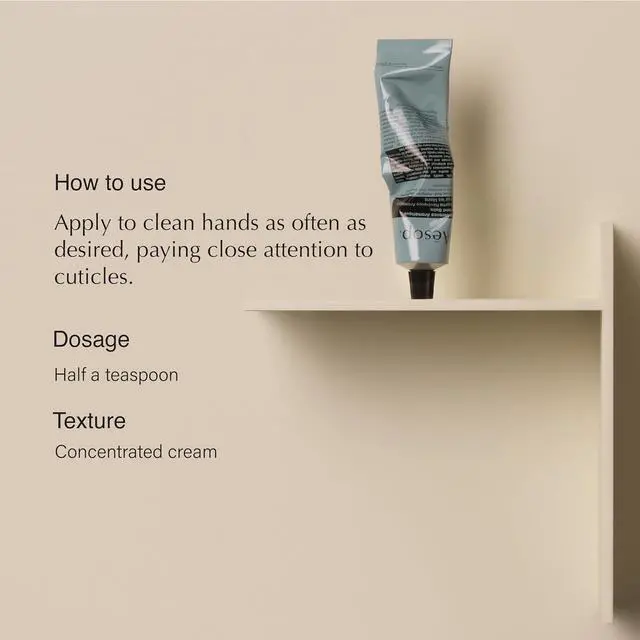 Alt view image 2 of 7 - Reverence Aromatique Travel Size Hand Balm | Lotion that Gently Exfoliates Dry Hands + Nourishes with Macadamia Seed Oil and Shea Butter | 2.4 oz / 75 mL