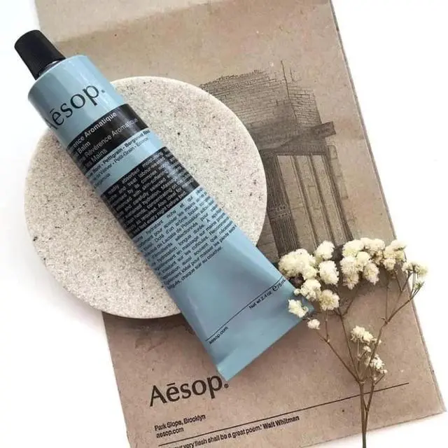 Alt view image 6 of 7 - Reverence Aromatique Travel Size Hand Balm | Lotion that Gently Exfoliates Dry Hands + Nourishes with Macadamia Seed Oil and Shea Butter | 2.4 oz / 75 mL
