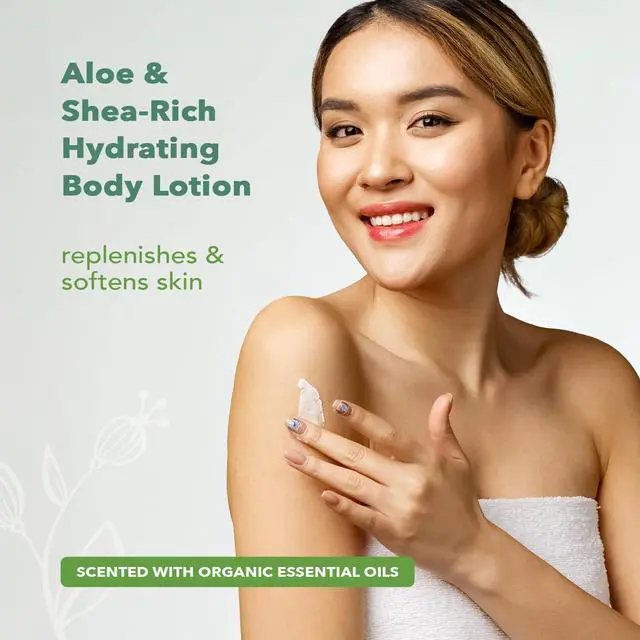Alt view image 4 of 6 - Hydrating & Smoothing Body Lotion Lavender Mint, 8 Oz, Green