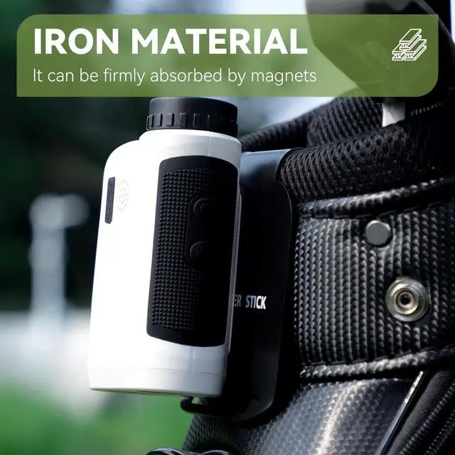 Alt view image 4 of 7 - Metal Landing Pads for Golf Bag Accessories for Men, Golf Club Bag Accessories for Golf Rangefinder Magnetic Golf Towel, Golf Flask Golf Speake Large Landing Area Carabiner Accessories