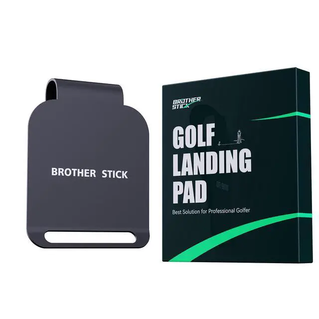 Alt view image 7 of 7 - Metal Landing Pads for Golf Bag Accessories for Men, Golf Club Bag Accessories for Golf Rangefinder Magnetic Golf Towel, Golf Flask Golf Speake Large Landing Area Carabiner Accessories