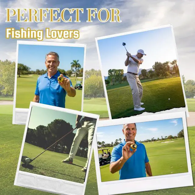 Alt view image 7 of 7 - Fishing Gifts Golf Balls Set, Golf Gifts, Cool Accessories for Golfers, Fishing Gifts for Golf Lovers, Perfect for Christmas & Birthday