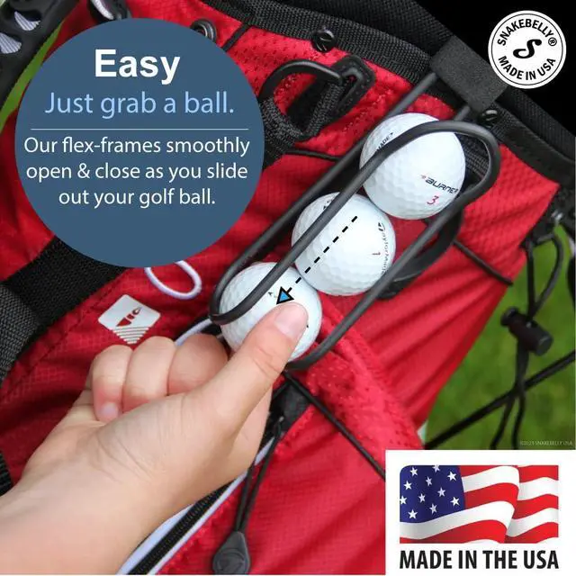 Alt view image 2 of 7 - Golf Ball Holder - Pro with Quick-Draw Release (Black)