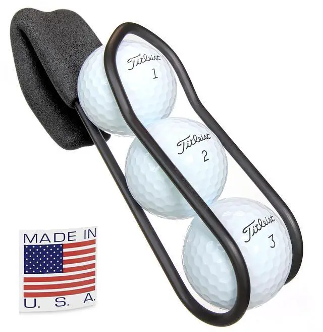 Main image of Golf Ball Holder - Pro with Quick-Draw Release (Black)