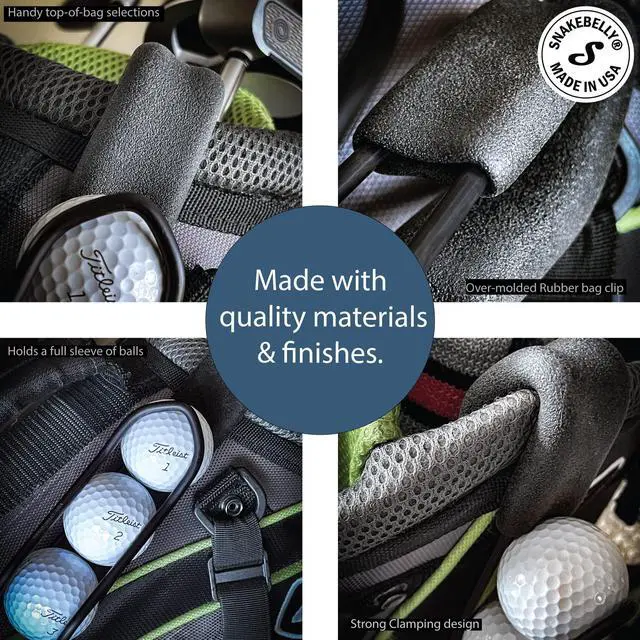 Alt view image 5 of 7 - Golf Ball Holder - Pro with Quick-Draw Release (Black)