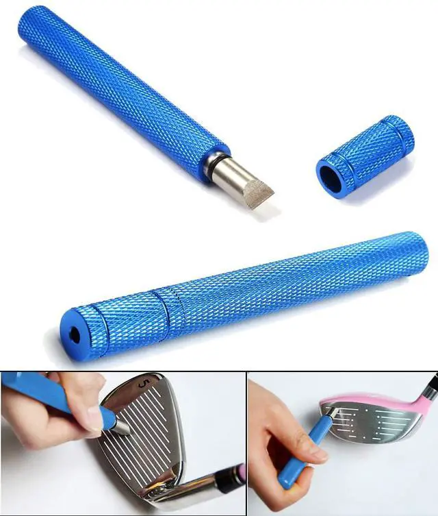 Alt view image 3 of 6 - Golf Groove Sharpener,Golf Club Groove Sharpener,Groove Sharpener,Club Sharpener,Groove Sharpening Tool - Generate Optimal Backspin - Suitable for U & V-Grooves (1 PCS)