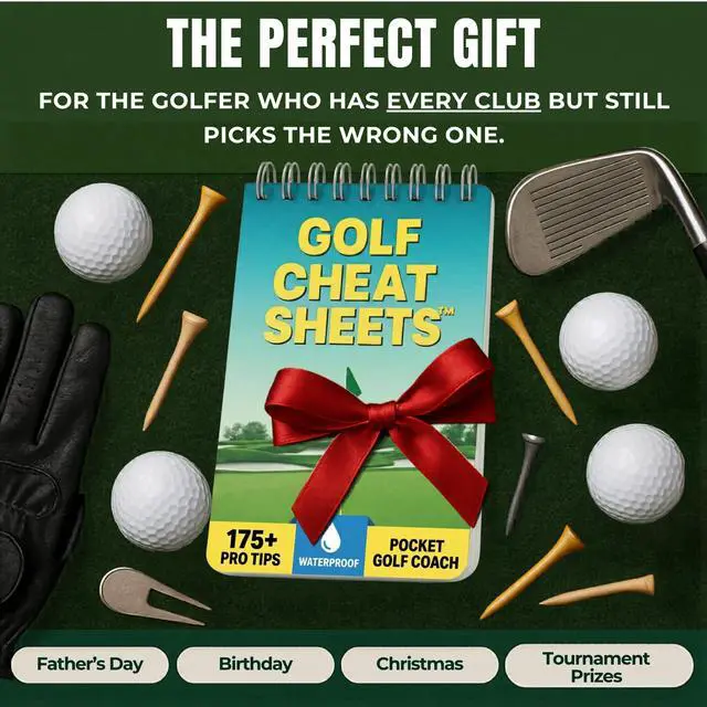 Alt view image 7 of 7 - Golf Cheat Sheets - 175+ Quick Reference Tips Across 36 Shot Types in a Waterproof Pocket Guide - Driving, Short Game & Putting Reference for Beginners - Great Golf Gifts for Golfers