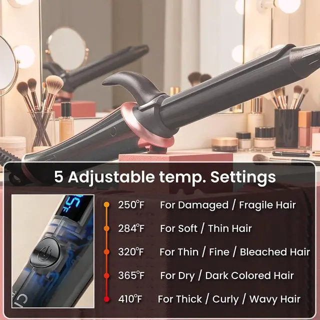 Alt view image 4 of 7 - 3/4 Inch Mini Travel Curling Iron for Short Hair