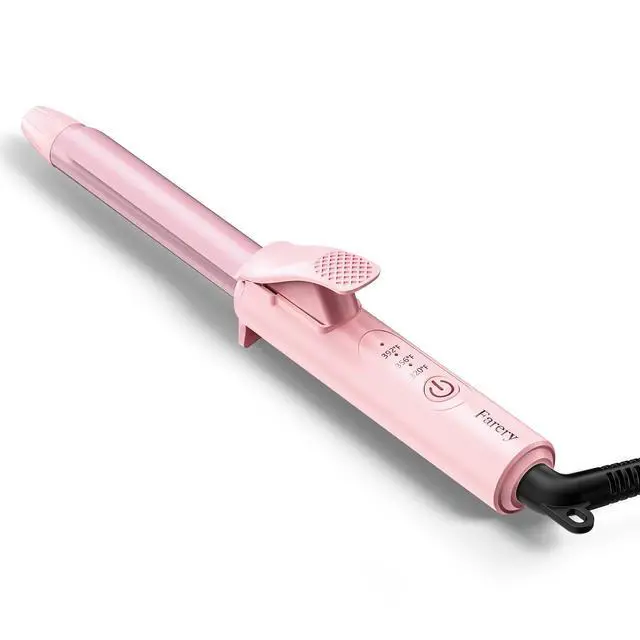 Alt view image 7 of 7 - Mini Curling Iron for Short Hair, 1/2 Inch Travel Size Curling Iron Dual Voltage 100-240V, Ceramic Mini Hair Curler with 3 Adjustable Temp, Auto-Off, Infused Keratin&Argan Oil, with Storage Bag