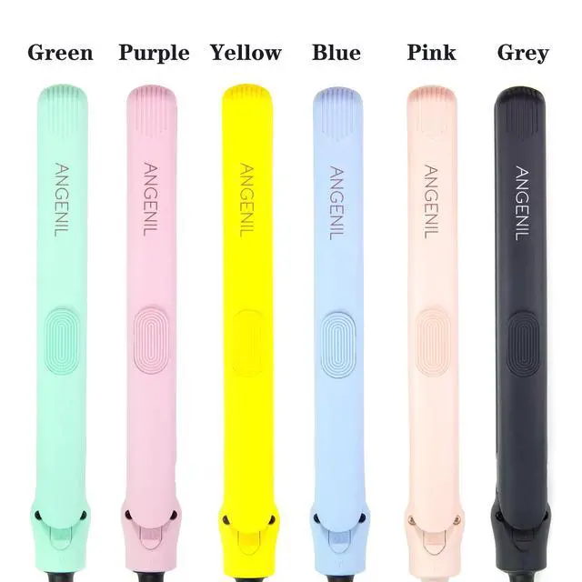 Alt view image 5 of 7 - Ultra Mini Hair Straightener Flat Iron for Short Hair, Dual Voltage Small Hair Straightener and Curler 2 in 1, Portable Mini Flat Iron for Short Edges, Front Bangs, 3 Temp (280-320-380)