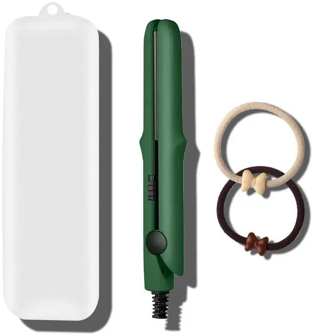 Main image of Devareon Mini Curling Iron, 2026 New Wondolla Curling Iron, Portable Travel Curling Wand Hair Straightener (Green)