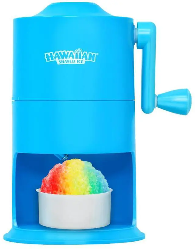 Main image of Mini Snow Cone Machine, Portable Countertop Ice Shaver with No Slip Base, No Electricity Needed, Ice Cup Included, Lightweight, Stainless Steel Blade