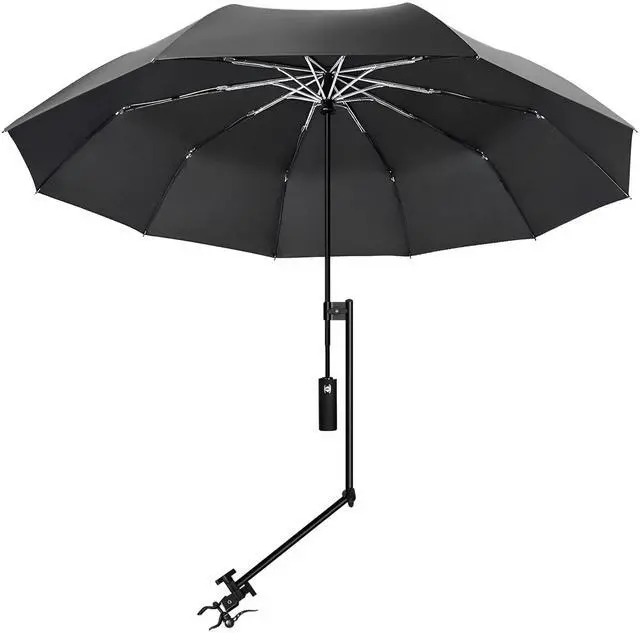 Main image of UPF 50+ Beach Umbrella with Adjustable Universal Clamp
