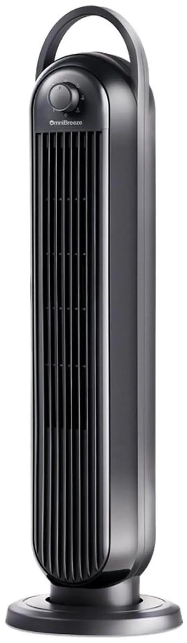 Main image of Manual Electric Tower Fan, 28 inch 3 Speed with Oscillation, Mechanical Control, Standing Bladeless Floor Fans Cooling and Quite Indoor Living Room Bedroom use