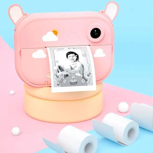 Alt view image 3 of 7 - 12 Rolls Kids Instant Camera Refill Print Paper Film, Coreless Thermal Print Paper, Suitable Width 2 1/4"(57mm) Most Kids Instant Camera and Portable Cash Registers Mobile Printer