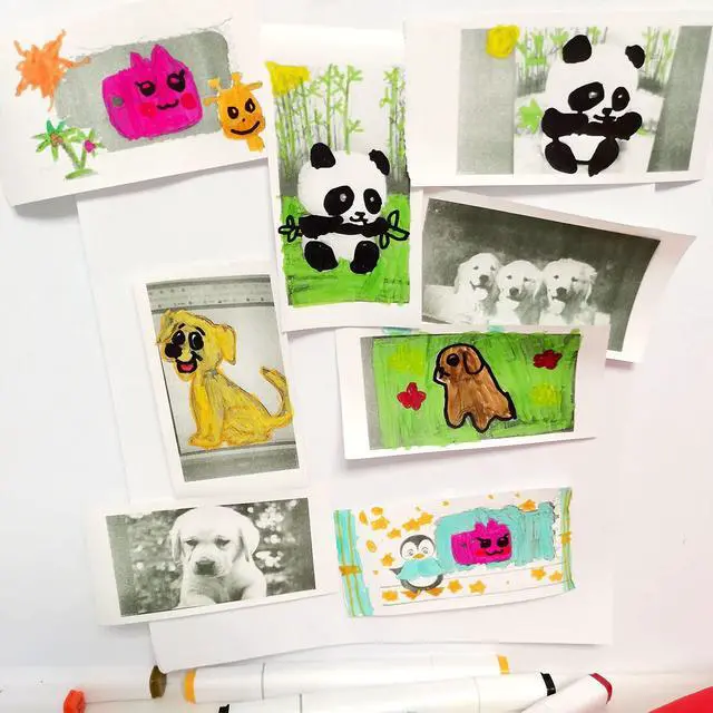 Alt view image 6 of 7 - 12 Rolls Kids Instant Camera Refill Print Paper Film, Coreless Thermal Print Paper, Suitable Width 2 1/4"(57mm) Most Kids Instant Camera and Portable Cash Registers Mobile Printer