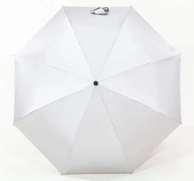 Alt view image 6 of 6 - UPF 50+ UV Protection Travel Umbrella Ultra Light Weight Green