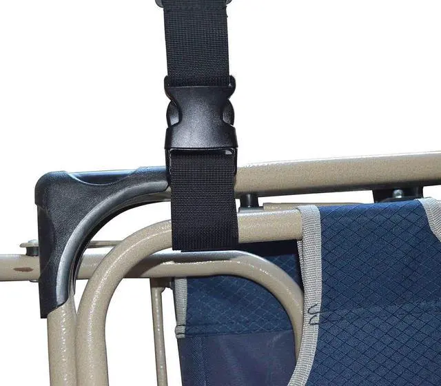 Alt view image 4 of 7 - (2 Pack) Adjustable Beach Chair Carry Strap, Folding Chair Shoulder Strap for Beaches, Camping, Backpacking, Picnics and Other Items