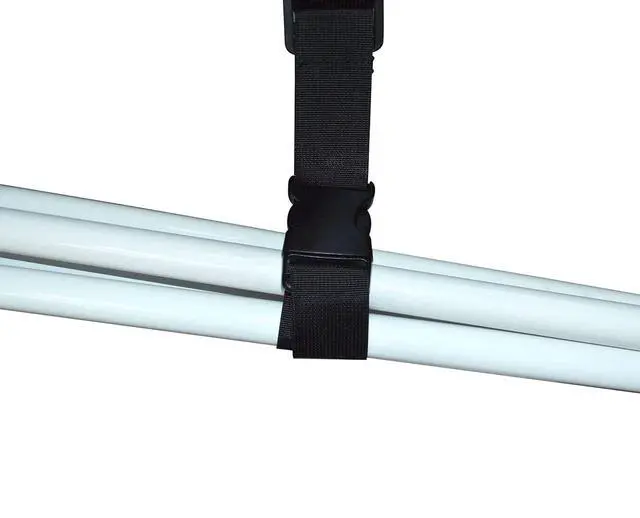 Alt view image 6 of 7 - (2 Pack) Adjustable Beach Chair Carry Strap, Folding Chair Shoulder Strap for Beaches, Camping, Backpacking, Picnics and Other Items