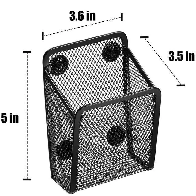 Alt view image 3 of 7 - Magnetic Pencil Holder Whiteboard Pen Holder Locker Accessories (1-Slot*2)