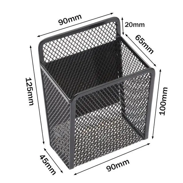 Alt view image 5 of 6 - Magnetic Pencil Holder - Extra Strong Magnets Mesh Marker Holder