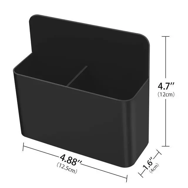 Alt view image 7 of 7 - Magnetic Pen Holder, Pencil Accessories Whiteboard Organizer, Black