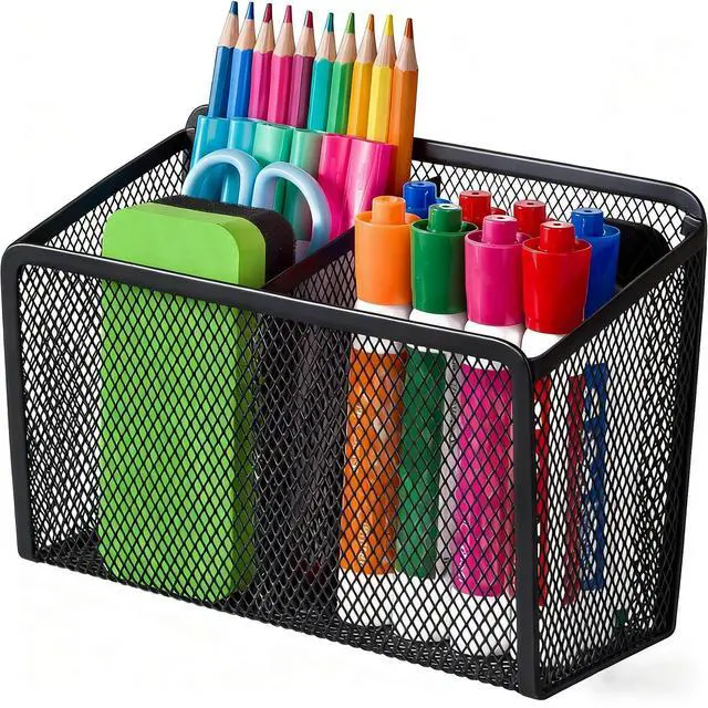 Main image of Magnetic Dry Erase Marker Holder for Whiteboard, Locker Organizer