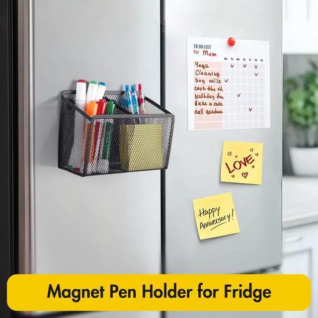 Alt view image 4 of 7 - Magnetic Dry Erase Marker Holder for Whiteboard, Locker Organizer