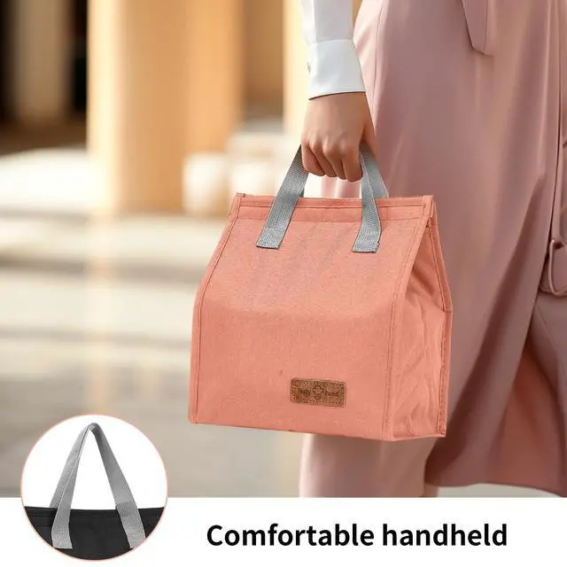 Alt view image 7 of 7 - Lunch Bag Insulated, Lunch Box Bag, Reusable Lunch Tote Bag,unisex