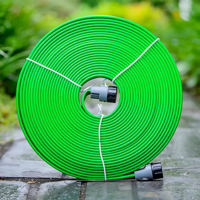 Alt view image 6 of 6 - Element Sprinkler+, Sprinkler and Soaker Hose Combo, 50' Length, Green