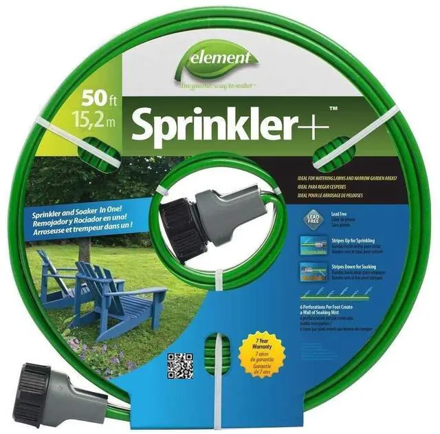 Main image of Products Element Sprinkler Soaker Hose 50' (50Ft, Green)