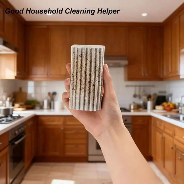 Alt view image 5 of 6 - Damp Clean Duster Sponge 4 Pack Household Cleaning Sponges Reusable Dusting Sponge for Brushing Blind Glass Vents Window Mirrors Baseboards