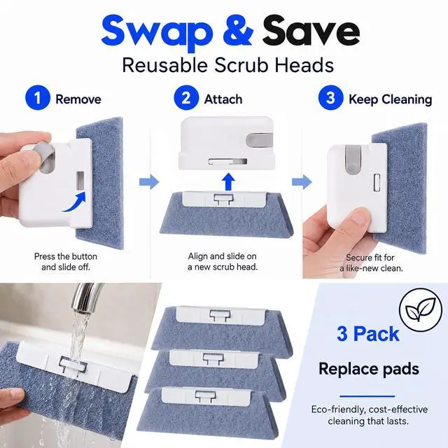 Alt view image 6 of 7 - Window Track Cleaner, 14 PCS Crevice Cleaning Brush Kit