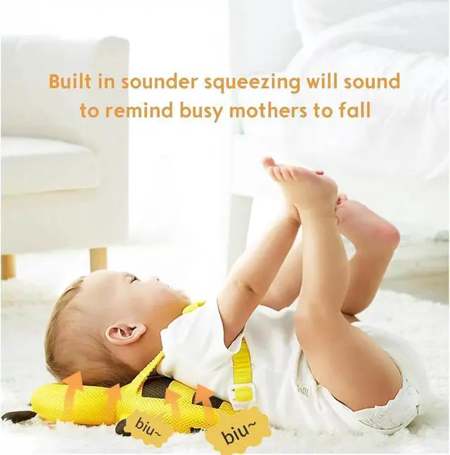 Alt view image 2 of 7 - Baby Head Protector Backpack Toddler Fall Back Head Protection for Baby Crawling Walking Falling-Back Cushion Soft Landing