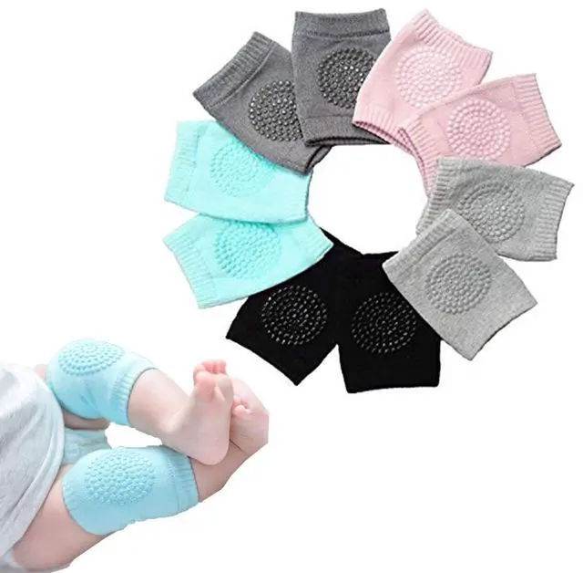Main image of Baby Crawling Anti-Slip Knee, Unisex Baby Toddlers Kneepads 5 Pairs