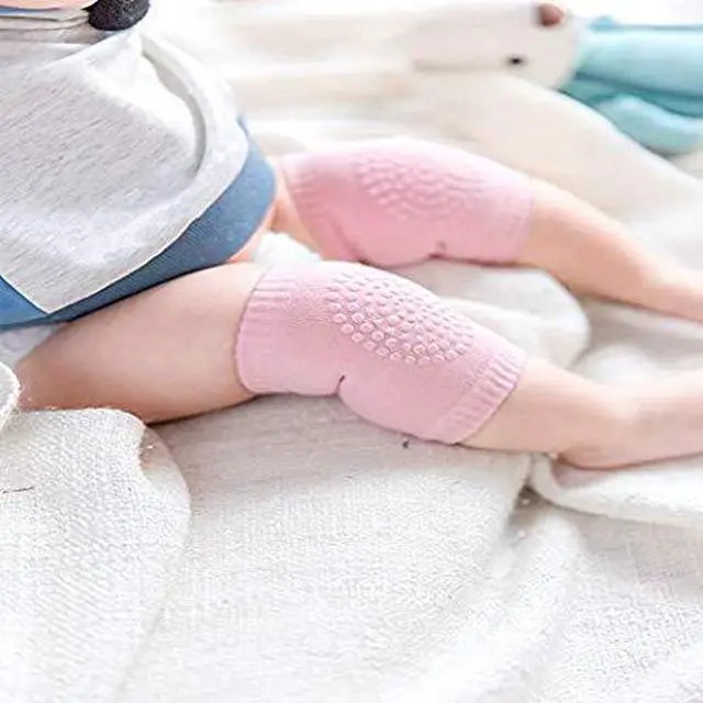 Alt view image 3 of 7 - Baby Crawling Anti-Slip Knee, Unisex Baby Toddlers Kneepads 5 Pairs