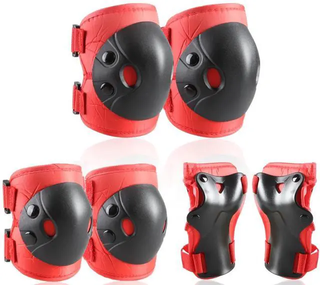 Main image of Kids Knee Pads Elbow Pads and Wrist Guard Protective Gear Set