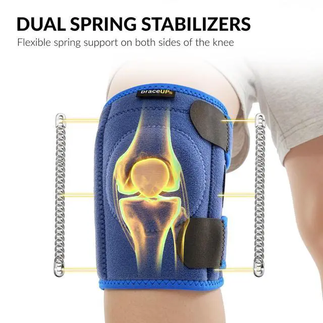 Alt view image 3 of 7 - Kids Knee Brace with Side Stabilizers, XS (2227 cm Knee)