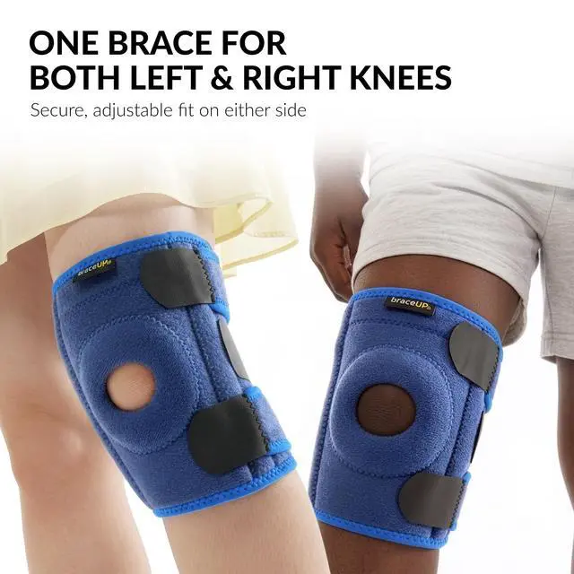 Alt view image 2 of 7 - Kids Knee Brace with Side Stabilizers, XS (2227 cm Knee)