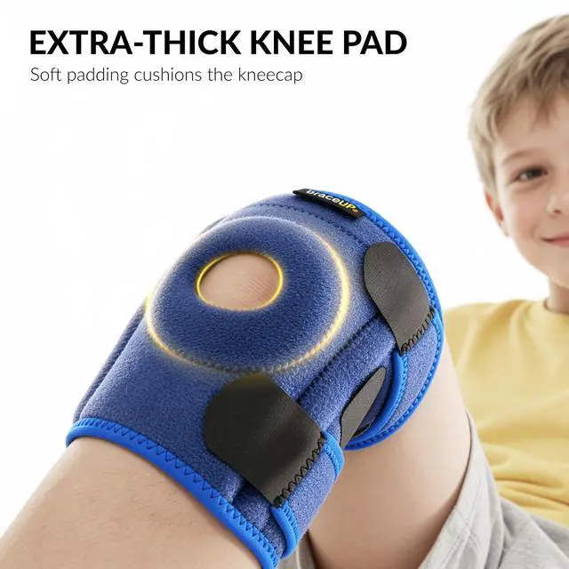 Alt view image 5 of 7 - Kids Knee Brace with Side Stabilizers, XS (2227 cm Knee)