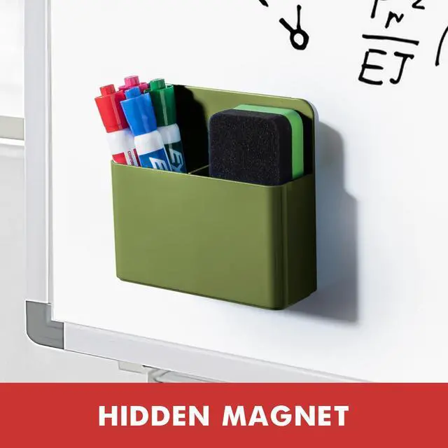 Alt view image 6 of 7 - Plastic Magnetic Pen Holder, Powerful Magnet, 2 Pack